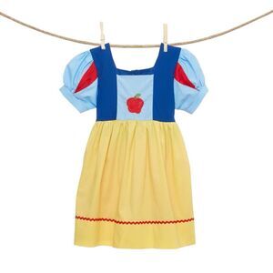 Pleats and stitches EMBROIDERED APPLE PRINCESS DRESS - INSPIRED BY SNOW WHITE 8